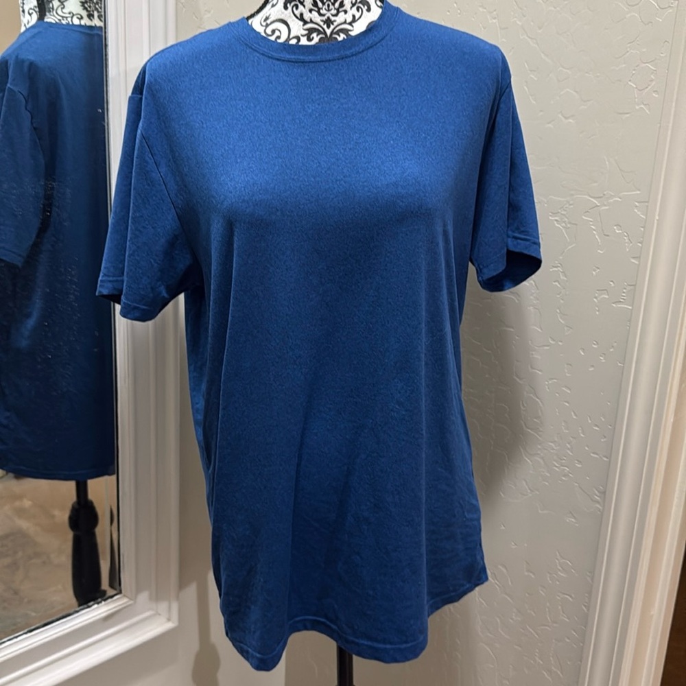 32 Degrees Blue Short Sleeve Tee‎ Versatile Casual Wear